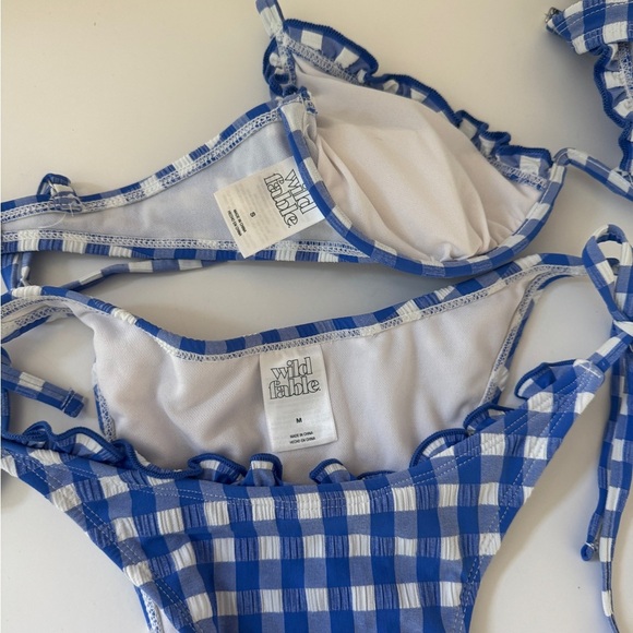 Blue gingham Bikini - Picture 5 of 5